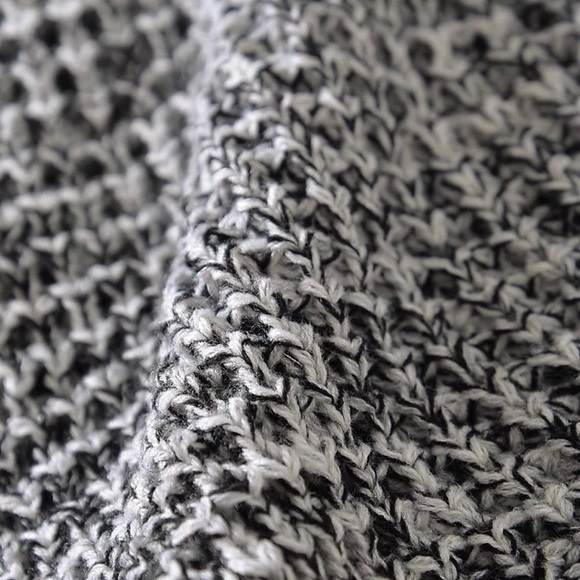 Feathered Asymmetrical Turtleneck Sweater - Picture 3 of 10